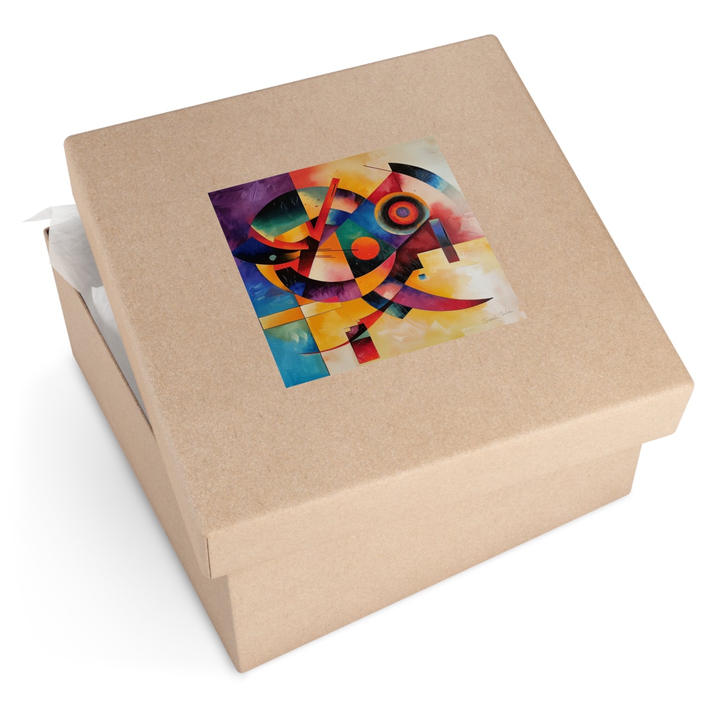 Stickers : L'odyssée des couleurs (style Kadinsky)