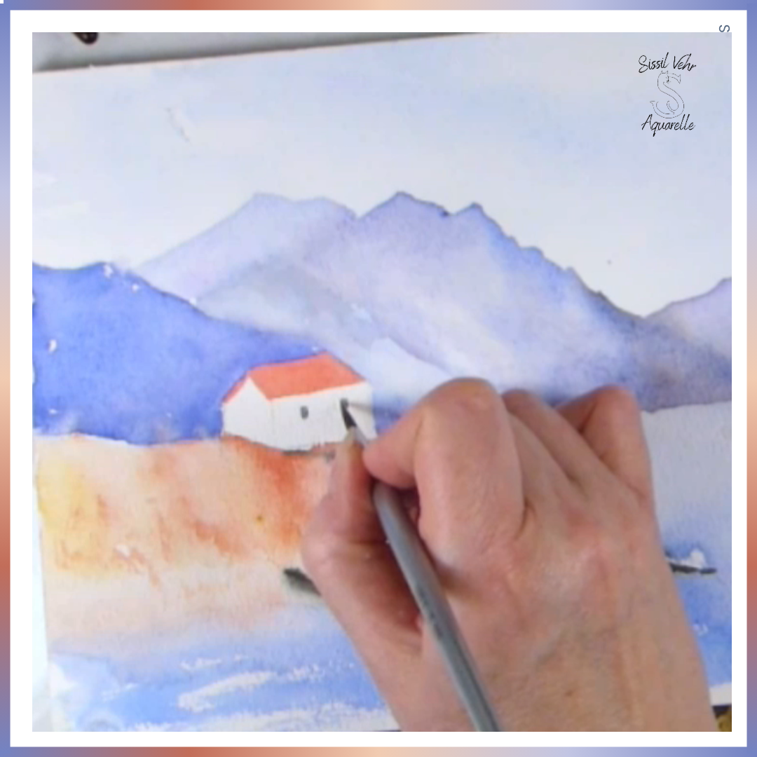Bord de mer – Cours d’Aquarelledébutant téléchargeable (47mn)