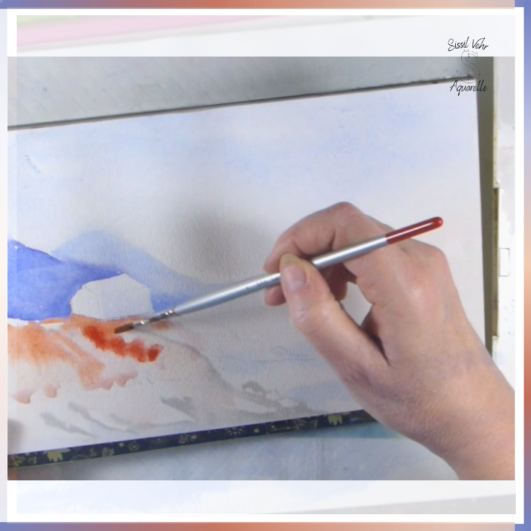 Bord de mer – Cours d’Aquarelledébutant téléchargeable (47mn)
