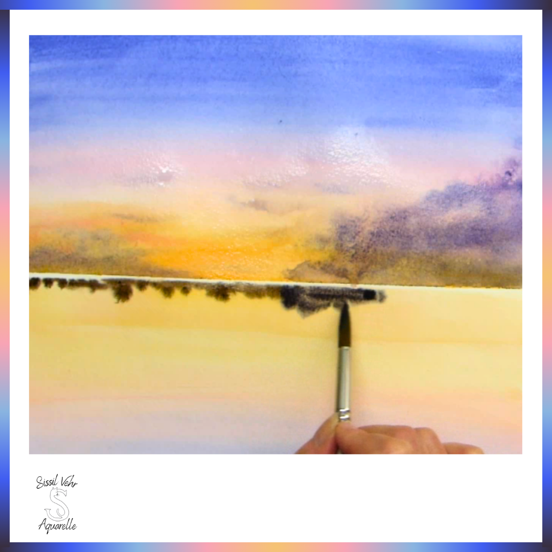 Vidéo bonus explicative : comment faire un lavis à l'aquarelle. Technique fondamentale.