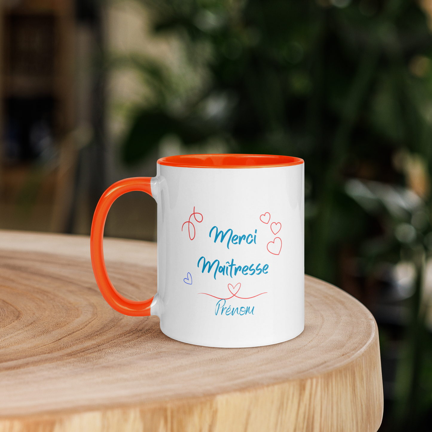 Personalized ceramic mug - ideal gift for mistress, atsem or teacher