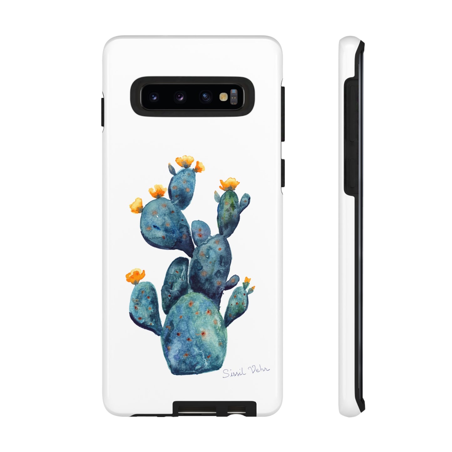 Coque téléphone robuste et résistante aux chocs  : Cactus en fleurs