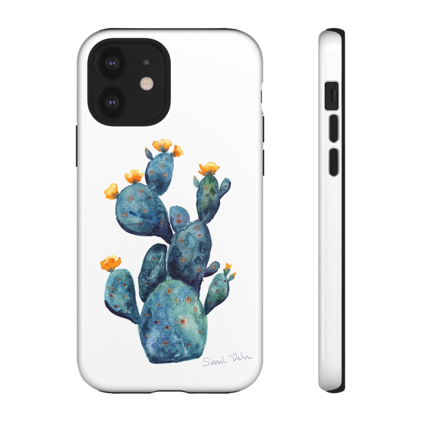 Coque téléphone robuste et résistante aux chocs  : Cactus en fleurs