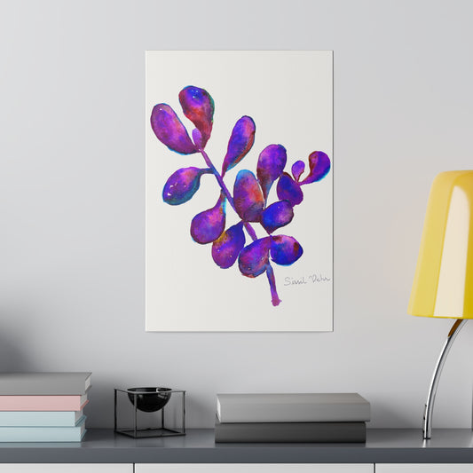 Magenta Succulent Art Print