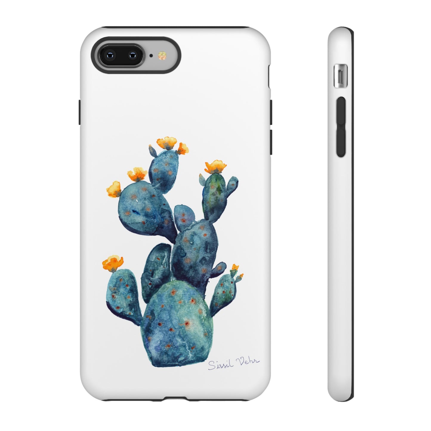 Coque téléphone robuste et résistante aux chocs  : Cactus en fleurs