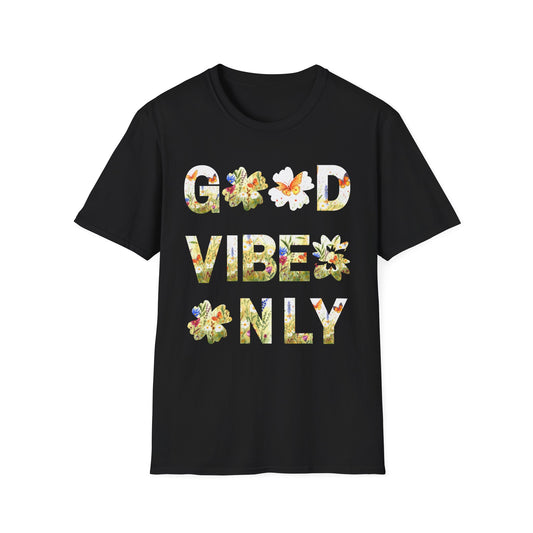 T-Shirt Unisex Softstyle  Aquarelle :  Good vibes only