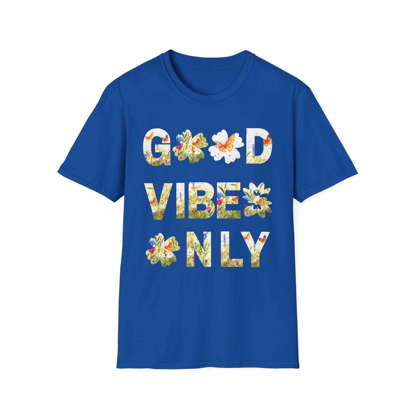 Inspirational "Positive Vibes" T-shirt, 100% Cotton, Unisex, Radiate with style