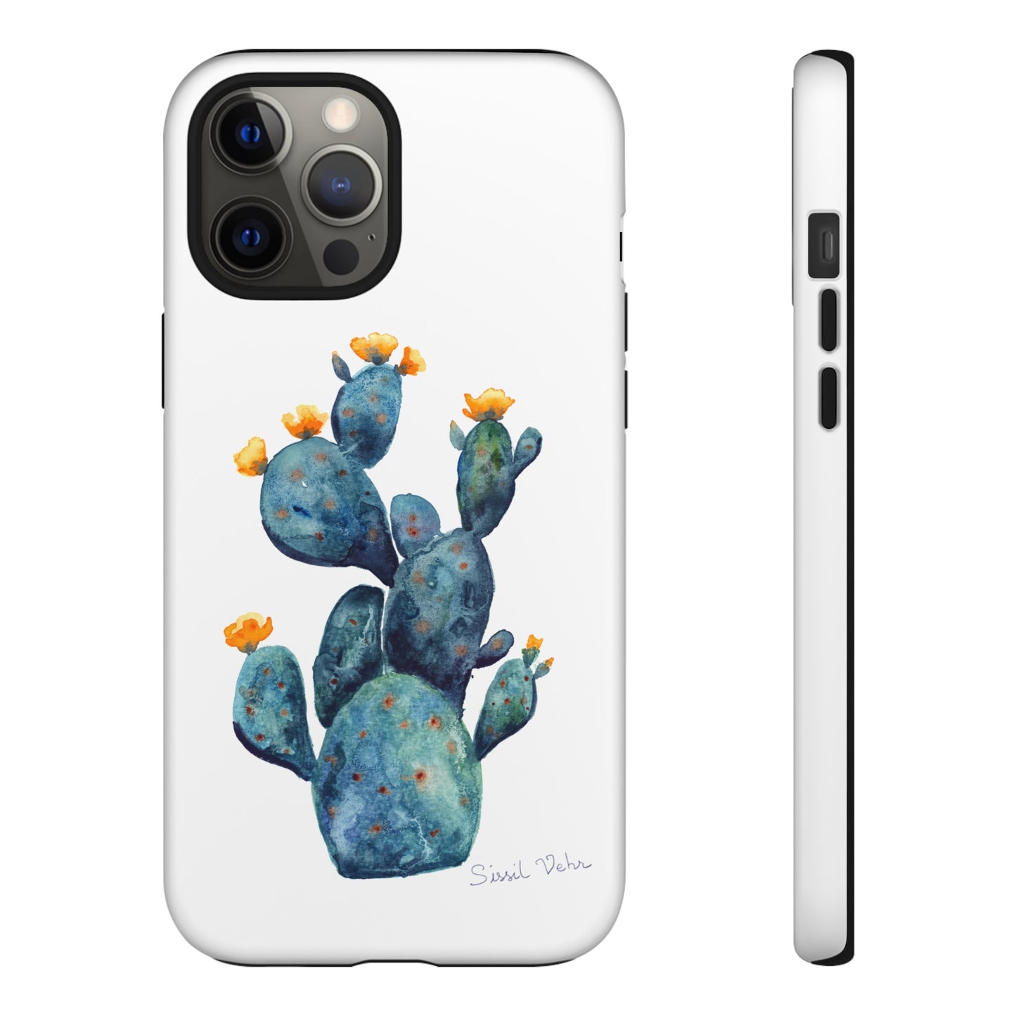 Coque téléphone robuste et résistante aux chocs  : Cactus en fleurs