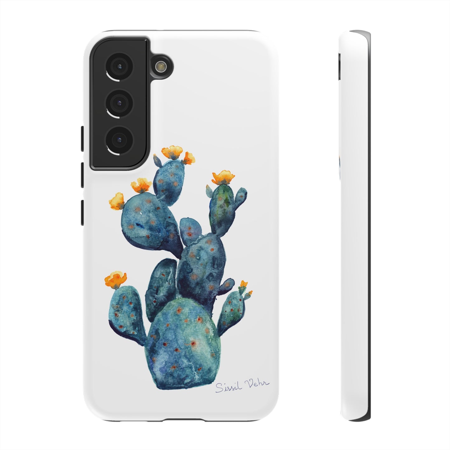 Coque téléphone robuste et résistante aux chocs  : Cactus en fleurs