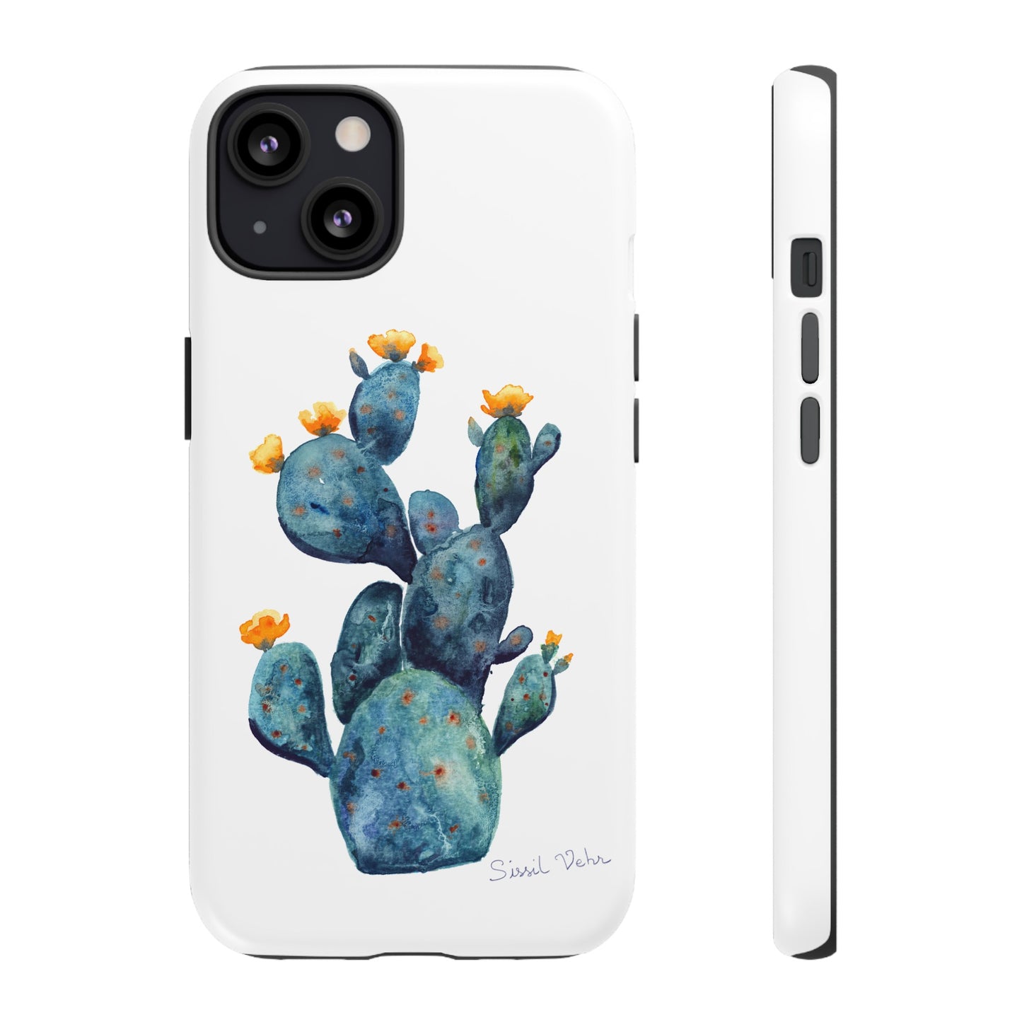 Coque téléphone robuste et résistante aux chocs  : Cactus en fleurs