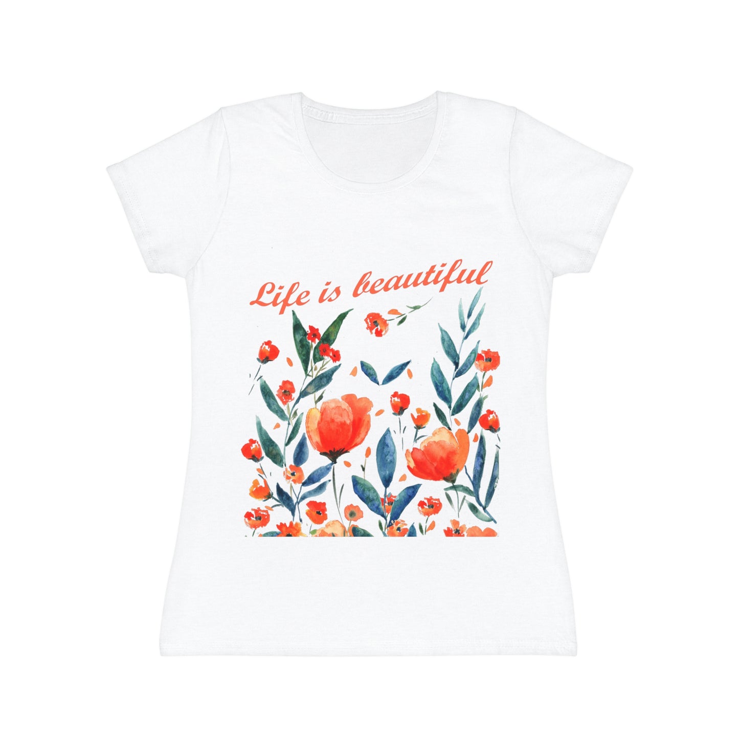 T-shirt fleurs sauvages, chemise florale aquarelle, cadeau fête des mères, maman amateur de fleurs, chemise positive, décoration florale