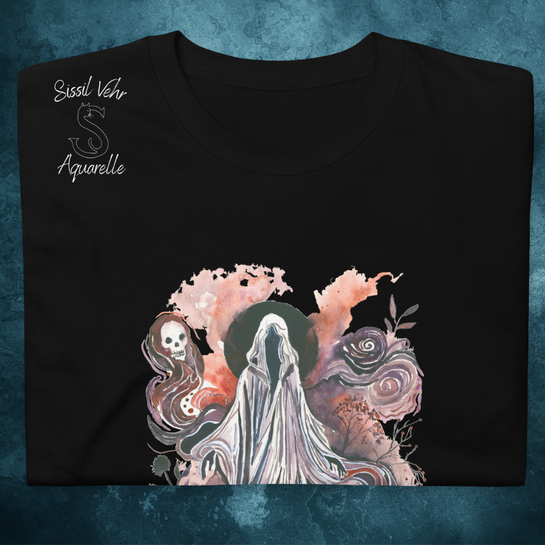 Tee-Shirt "Haunting Vibes" – Illustration de Spectre | Personnalisable | Parfait pour la Spooky Season et Halloween