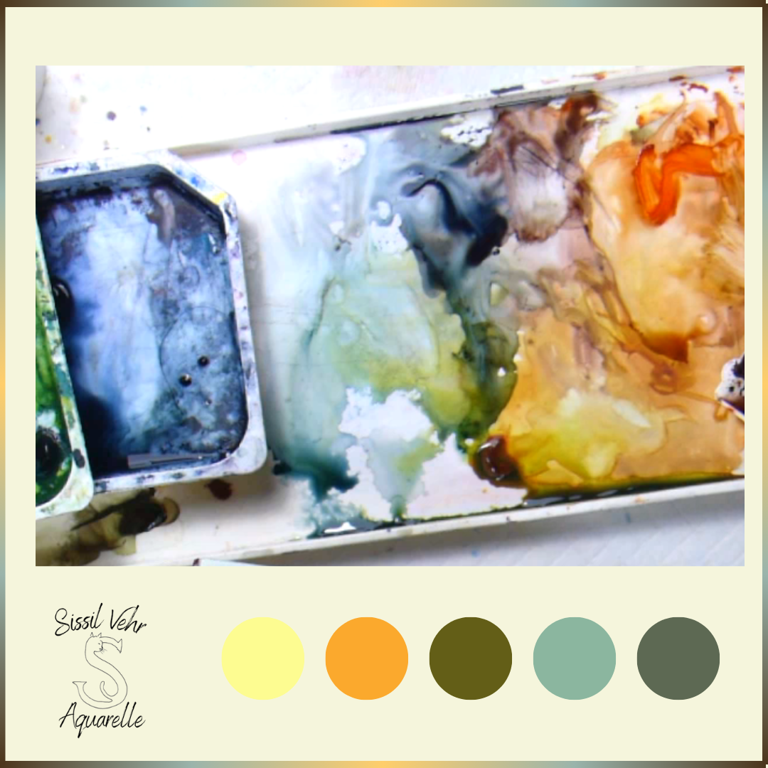 Cours Aquarelle - Fusion et lumière - Tutoriel Vidéo Pas à Pas (52mn) téléchargeable