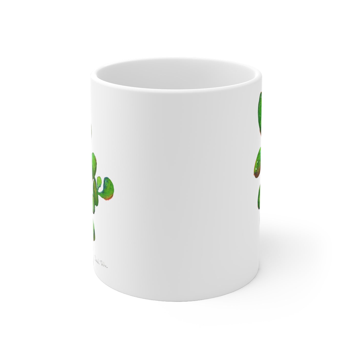 Mug aquarelle : Succulente