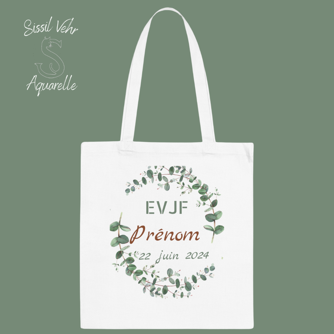 Tote bag / Sac Fourre tout EVJF personnalisé, Tote bag EVJF, Tote bag témoin, Team de la mariée