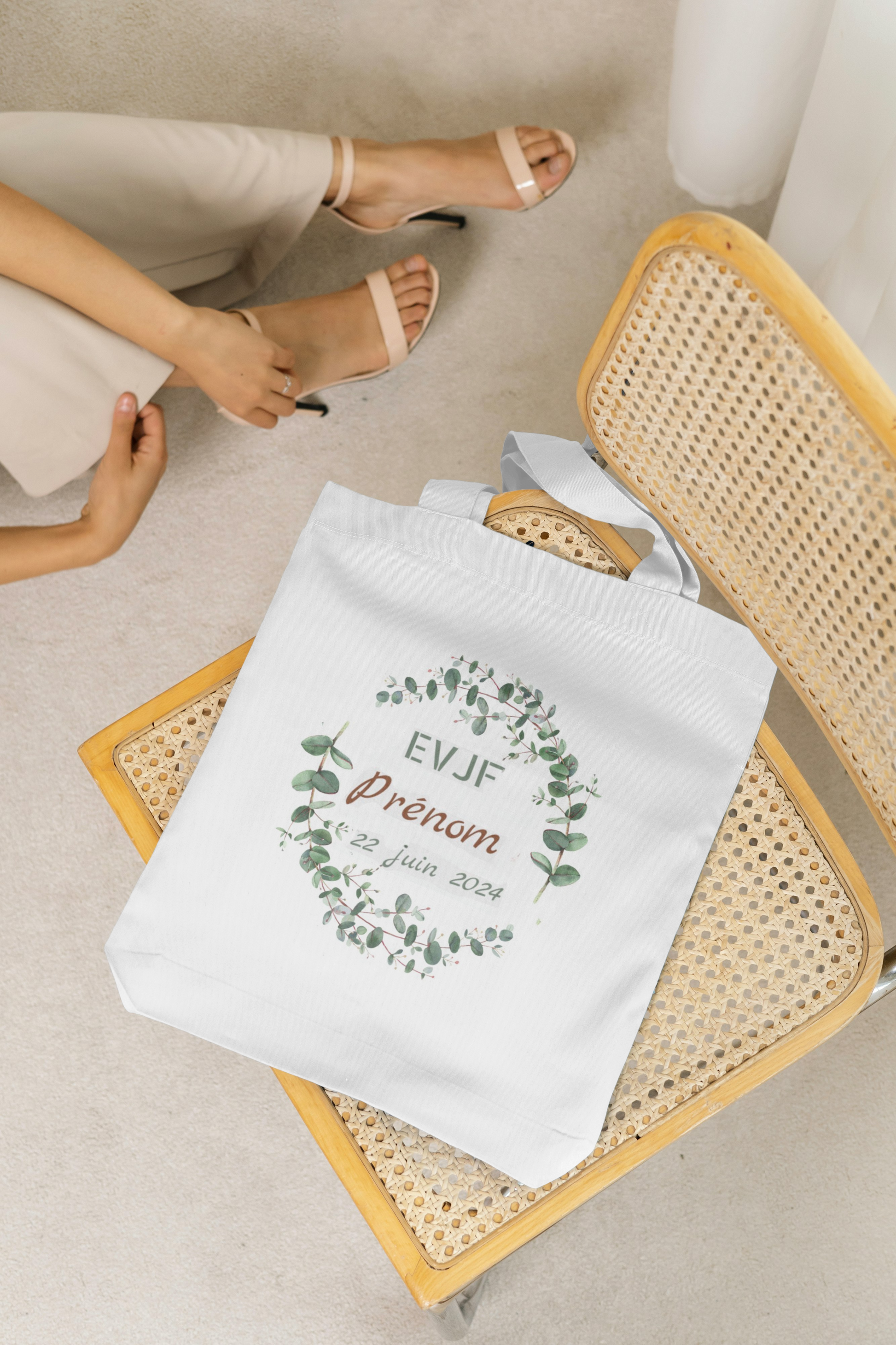 Tote bag / Sac Fourre tout EVJF personnalisé, Tote bag EVJF, Tote bag témoin, Team de la mariée