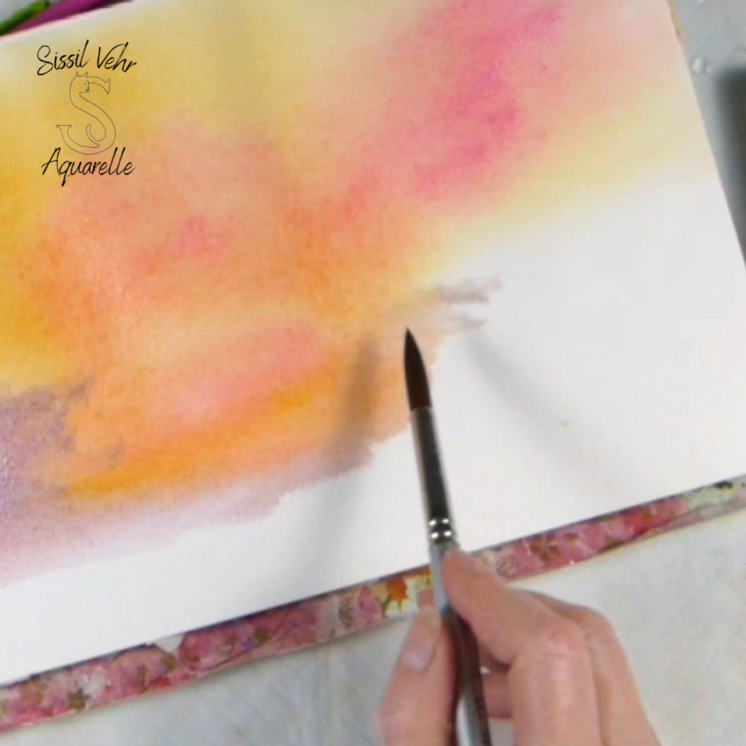 Crépuscule  Aquarelle Débutant – Cours Vidéo à Télécharger