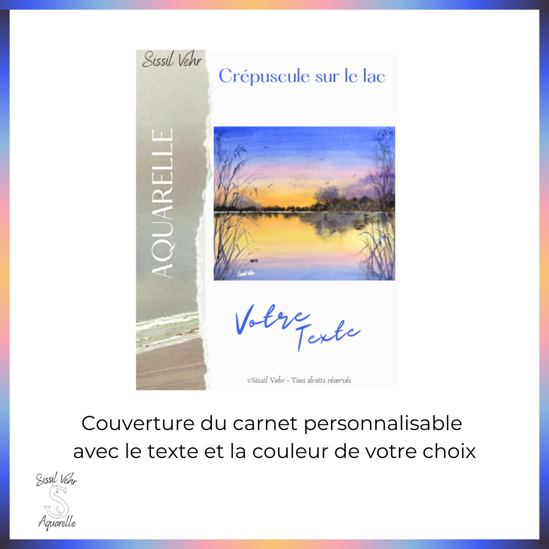 Cours Aquarelle - Crépuscule sur le lac - Tutoriel Vidéo Pas à Pas (1h30) téléchargeable