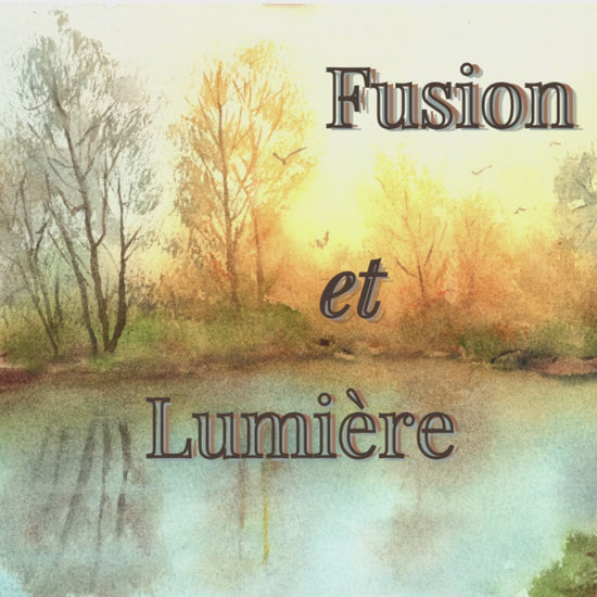 Cours Aquarelle - Fusion et lumière - Tutoriel Vidéo Pas à Pas (52mn) téléchargeable