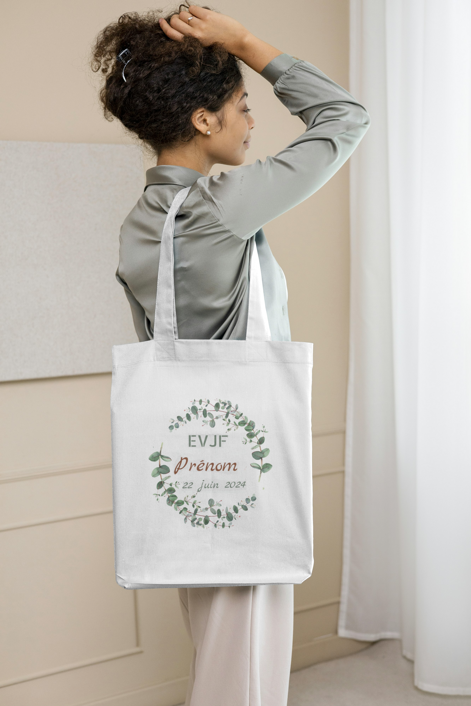 Tote bag / Sac Fourre tout EVJF personnalisé, Tote bag EVJF, Tote bag témoin, Team de la mariée