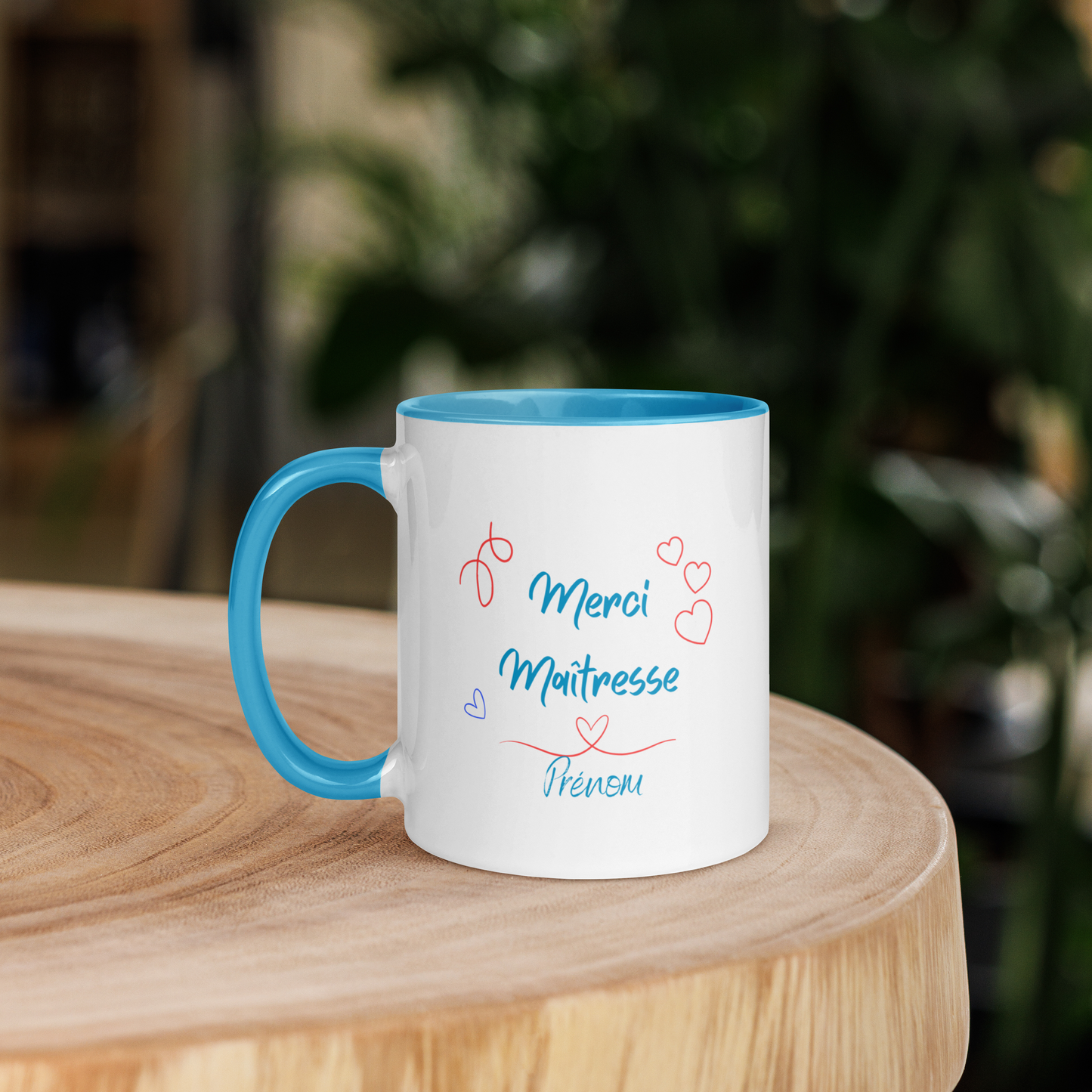 Mug céramique personnalisé - cadeau idéal pour maitresse, atsem ou enseignant