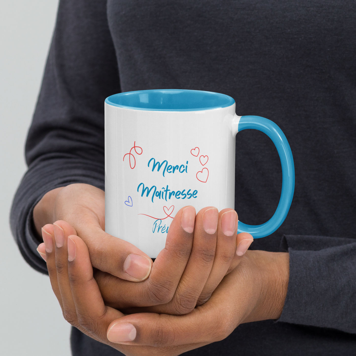 Mug céramique personnalisé - cadeau idéal pour maitresse, atsem ou enseignant