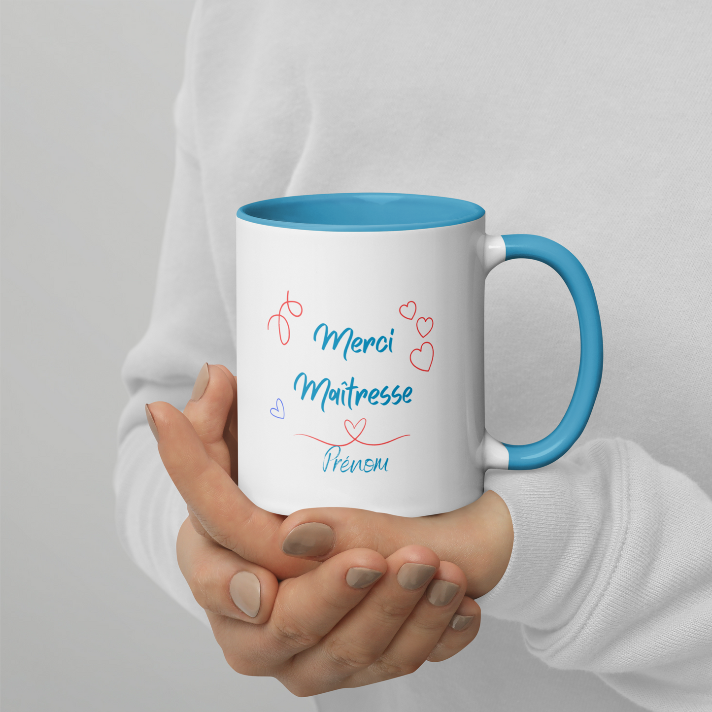 Mug céramique personnalisé - cadeau idéal pour maitresse, atsem ou enseignant