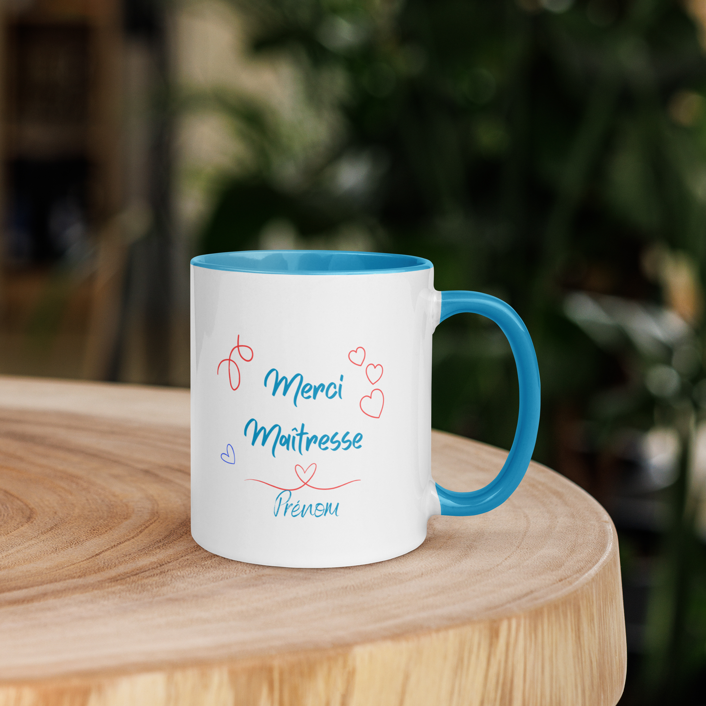 Mug céramique personnalisé - cadeau idéal pour maitresse, atsem ou enseignant