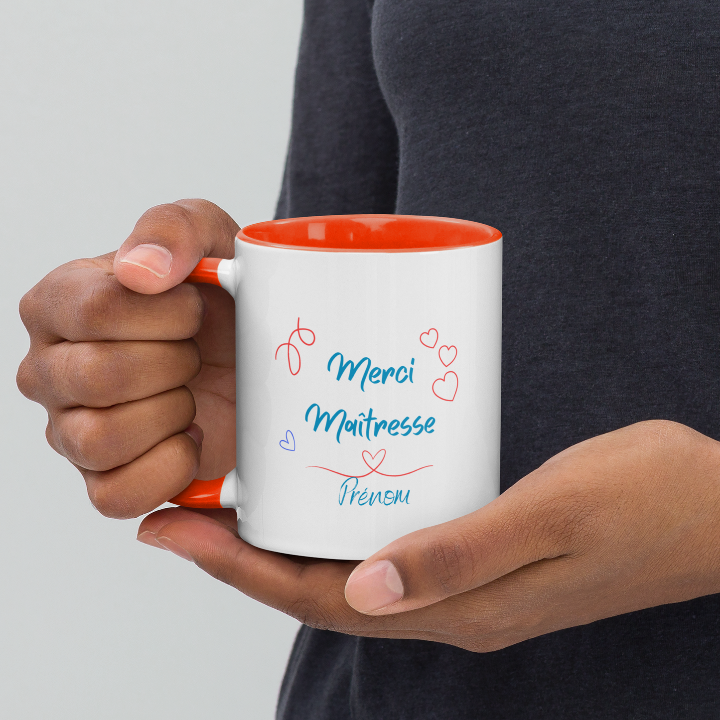 Mug céramique personnalisé - cadeau idéal pour maitresse, atsem ou enseignant