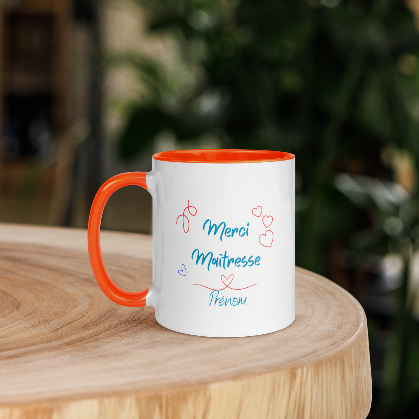 Mug céramique personnalisé - cadeau idéal pour maitresse, atsem ou enseignant